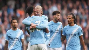 مانشستر سيتي يفرض سيطرته ويسجل خمسة أهداف أمام فولهام في مباراة ماراثونية بدون مرموش